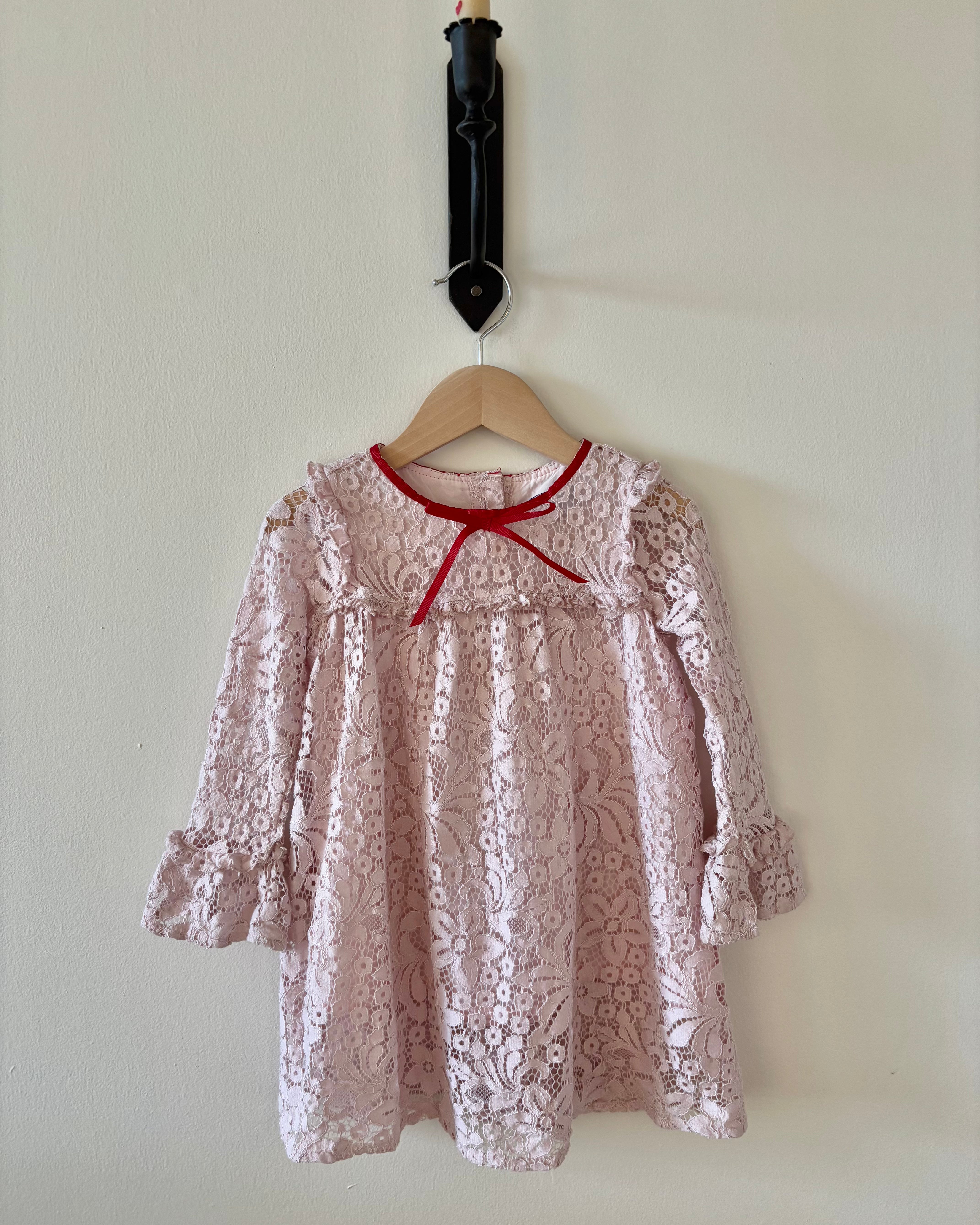 Maison Me - Pink Lace Dress 3Y