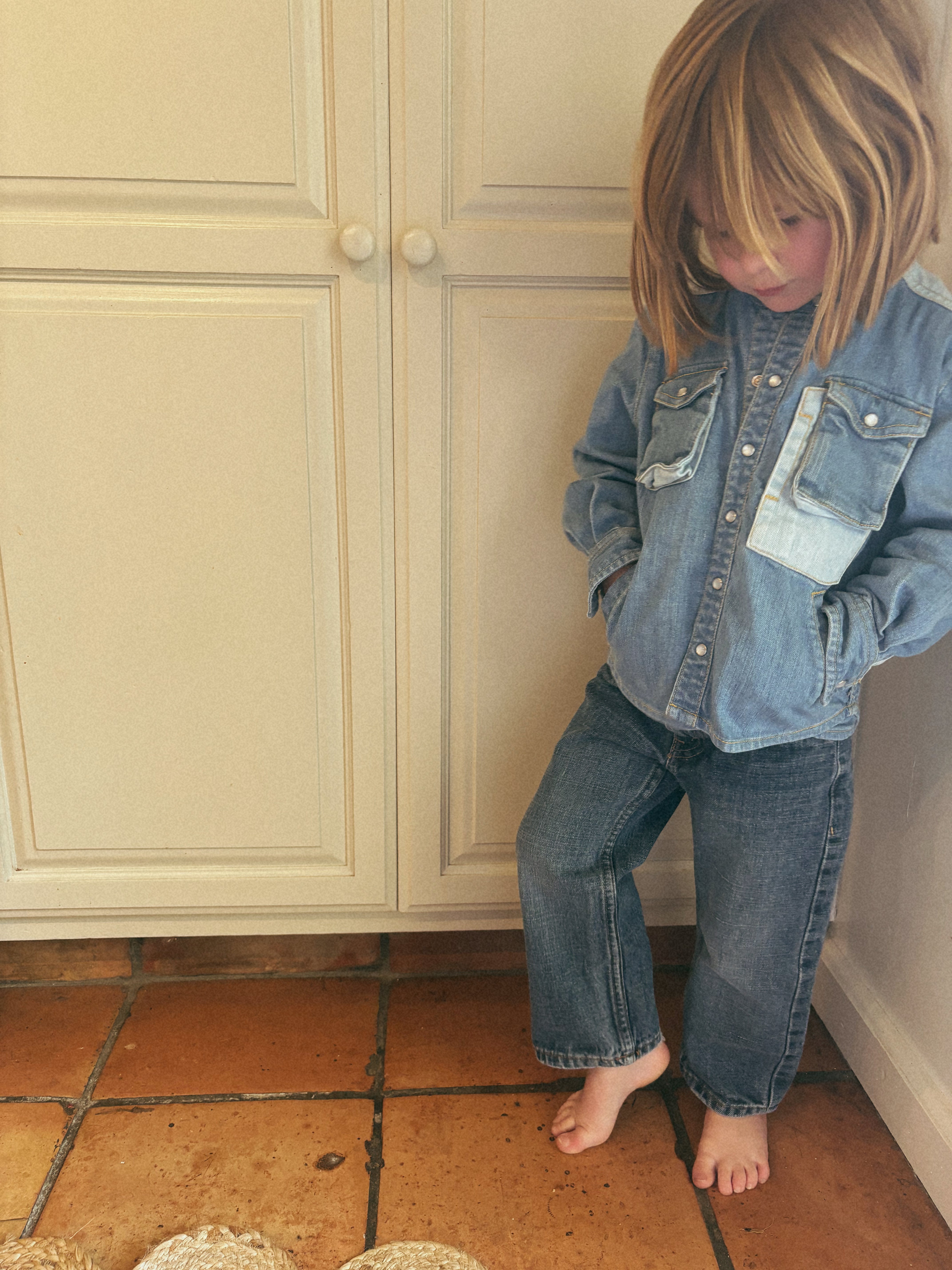 Vintage - Levi's Straight Relaxed Fit Jeans 3-4Y